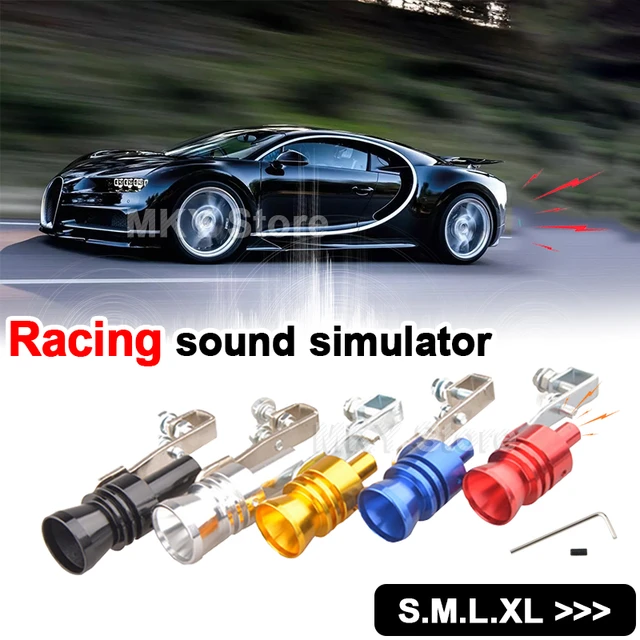 Universal Sound Simulator Car Turbo Sound Whistle S/M/L/XL Vehicle Refit  Device Exhaust Pipe Turbo Sound Whistle Car TurbMuffler