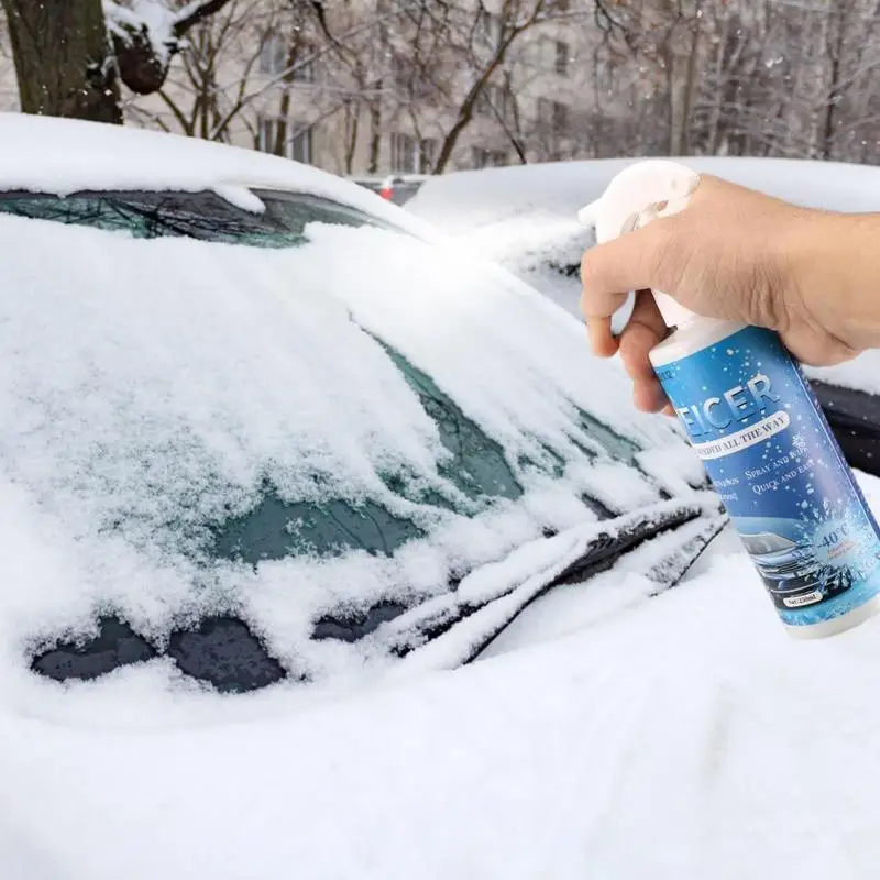 Deicer Spray For Car Effective Car Windshield Ice Melt Liquid 250ml Windshield Removal Defrosting Liquid Ice Melt