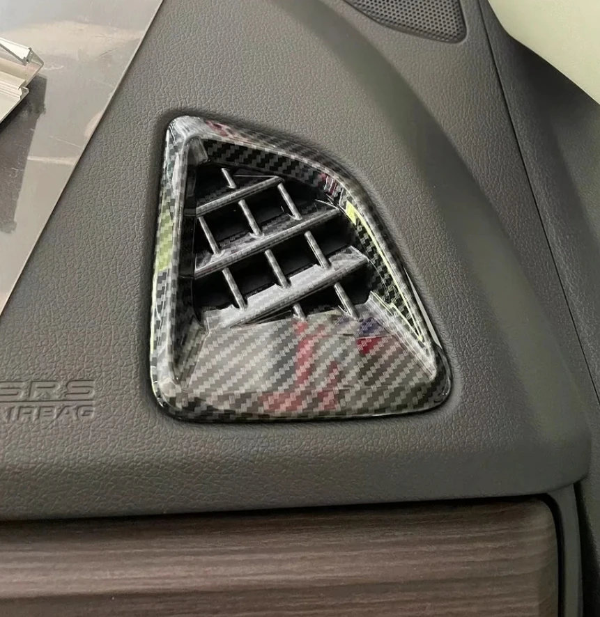 Accessori Carbon Wood Grain Trim Car Dashboard Presa Aria Condizionata Ac Vent Sticker Panel Cover Per Honda Odyssey 2022