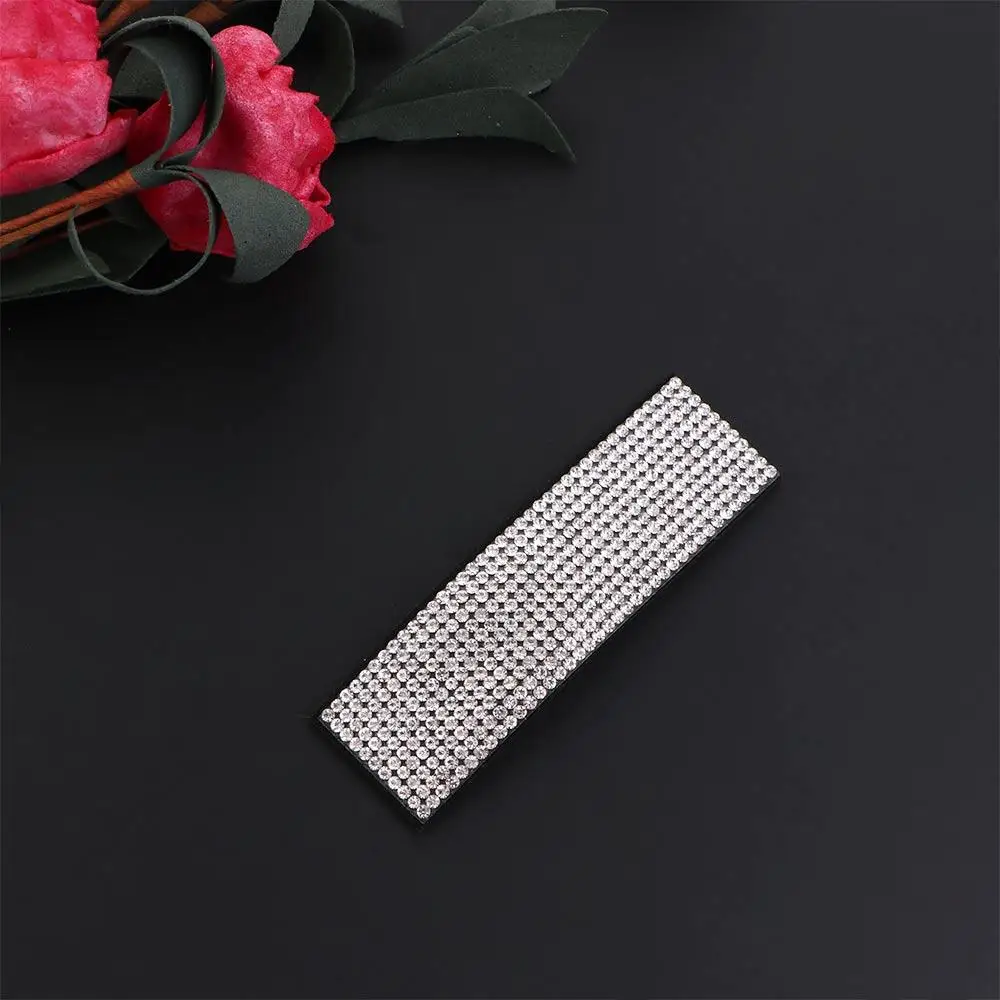 Koreanischen Stil Haarspangen Kristall Rechteck Haar Pins Für Mädchen Frauen Strass Haar Zubehör Trendy Süße Headwear Seite Clips – Detail 7