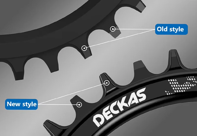 Description Picture 4 of itemDeckas 104BCD Chainring Round Oval 30T 32T 34T 36T 38T Narrow Wide Chainring Crankset Tooth Plate Accessories MTB Mountain Bike