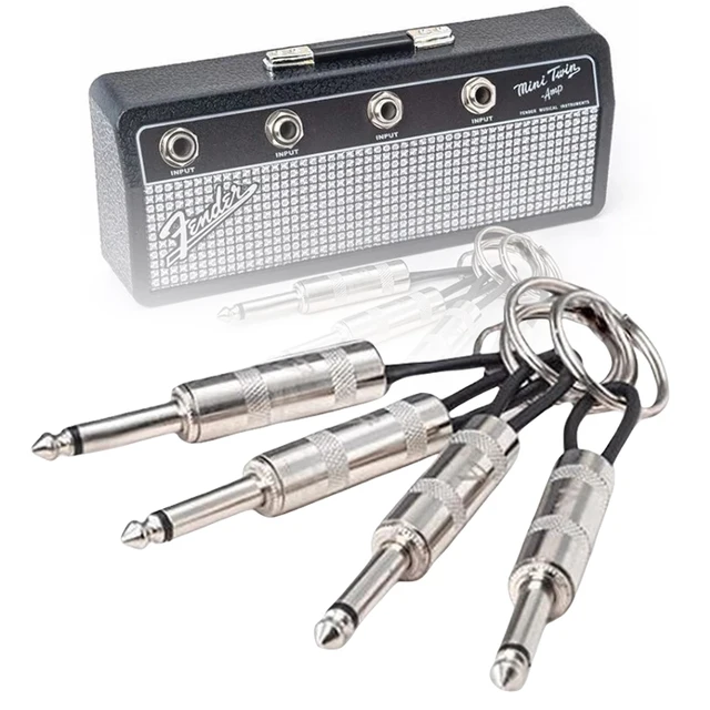 4/8 pièces mur guitare prise porte-clés Vintage amplificateur porte-clés porte-clés porte-clés cintre musique clé étagère crochet accessoires pour la maison 1
