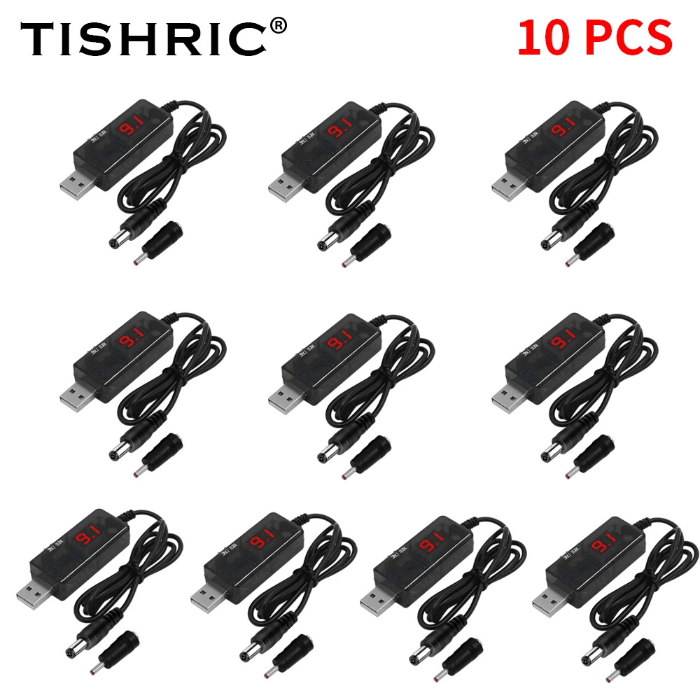 

10 шт., USB-кабель для зарядки, 12 В, 9 в