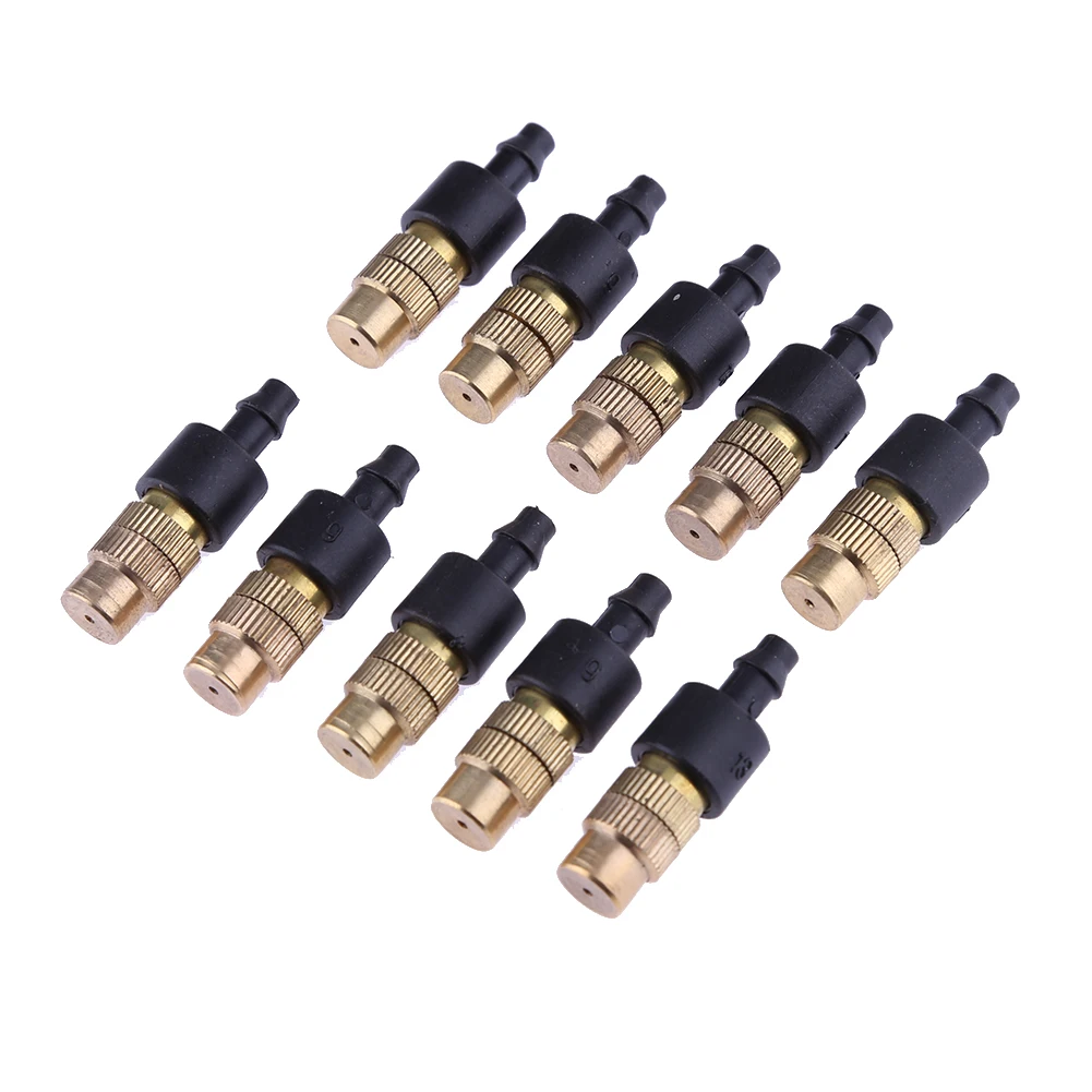 Garden Dripper 10-100pcs 4/7 Adjustable Brass Sprinkler