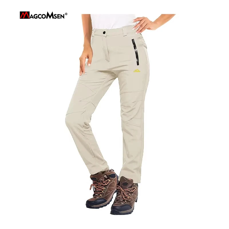 MAGCOMSEN Women's Snow Ski Pants Fleece Lined Waterproof