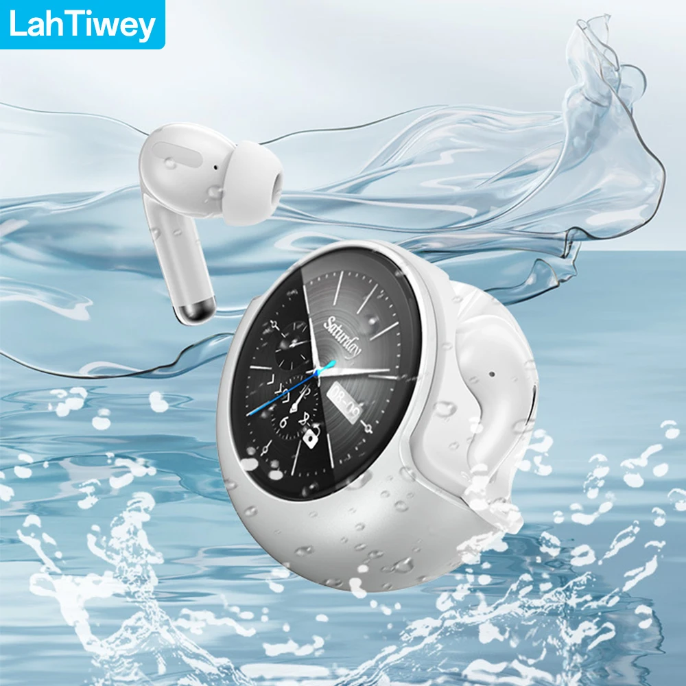 Premium Wireless Bluetooth Earphones with Touch Display - 40H Playtime, Deep Bass, IPX7 Waterproof