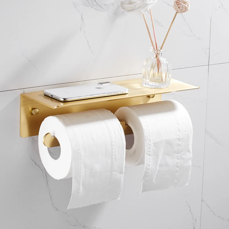 https://ae01.alicdn.com/kf/S3f12705b38684cbba201c679bc6732f2V/Aluminum-Double-Roll-Toilet-Paper-Holder-with-Phone-Shelf-Brushed-Gold-Bathroom-Tissue-Holder-Wall-Mounted.jpg