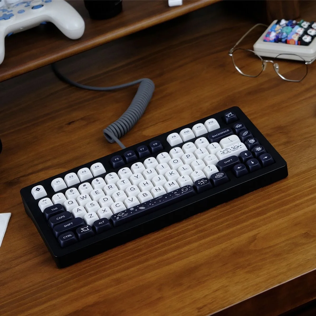 Cute Dye Sublimação Teclado Mecânico Gaming Keycap,