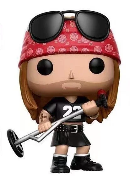 thumbnail image 4 of ¡NUEVO! Figuras de acción de vinilo Funko POP de la banda Guns&n&Roses, Axl Rose n.° 50, Slash n.° 51, Duff Mckagan n.° 52, Marian Carey n.° 85, juguetes y regalos, 4 of 5