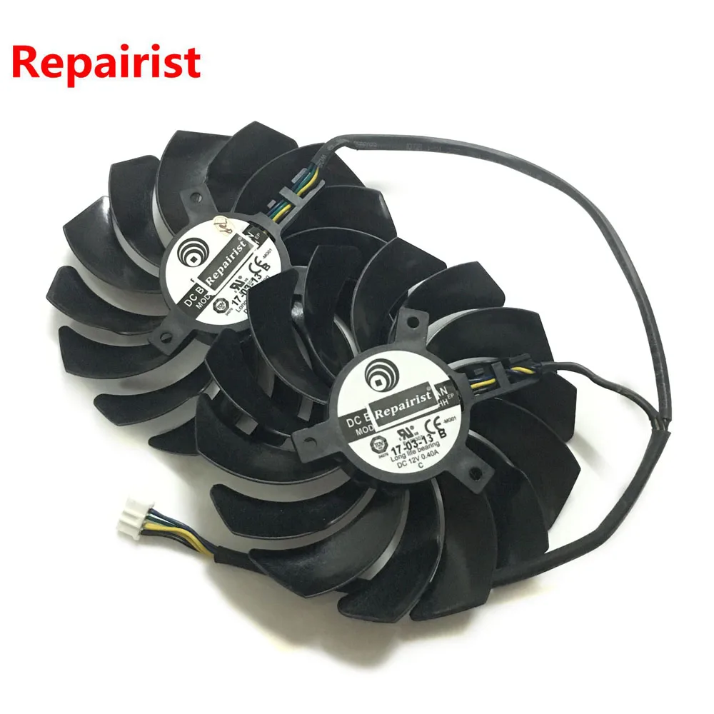 Conjunto Refrigerador Gpuplaca de Vídeo Video Fanpld10010b12hh Pld10010s12hhventilador Vgapara Msi Gtx1080ti Gamingpara Msi Gtx1070ti Gamingpara Msi Rx580 Gamingpara Msi Rx570 Gamingpara Msi Rx480 Gaming Peças - Imagem 6