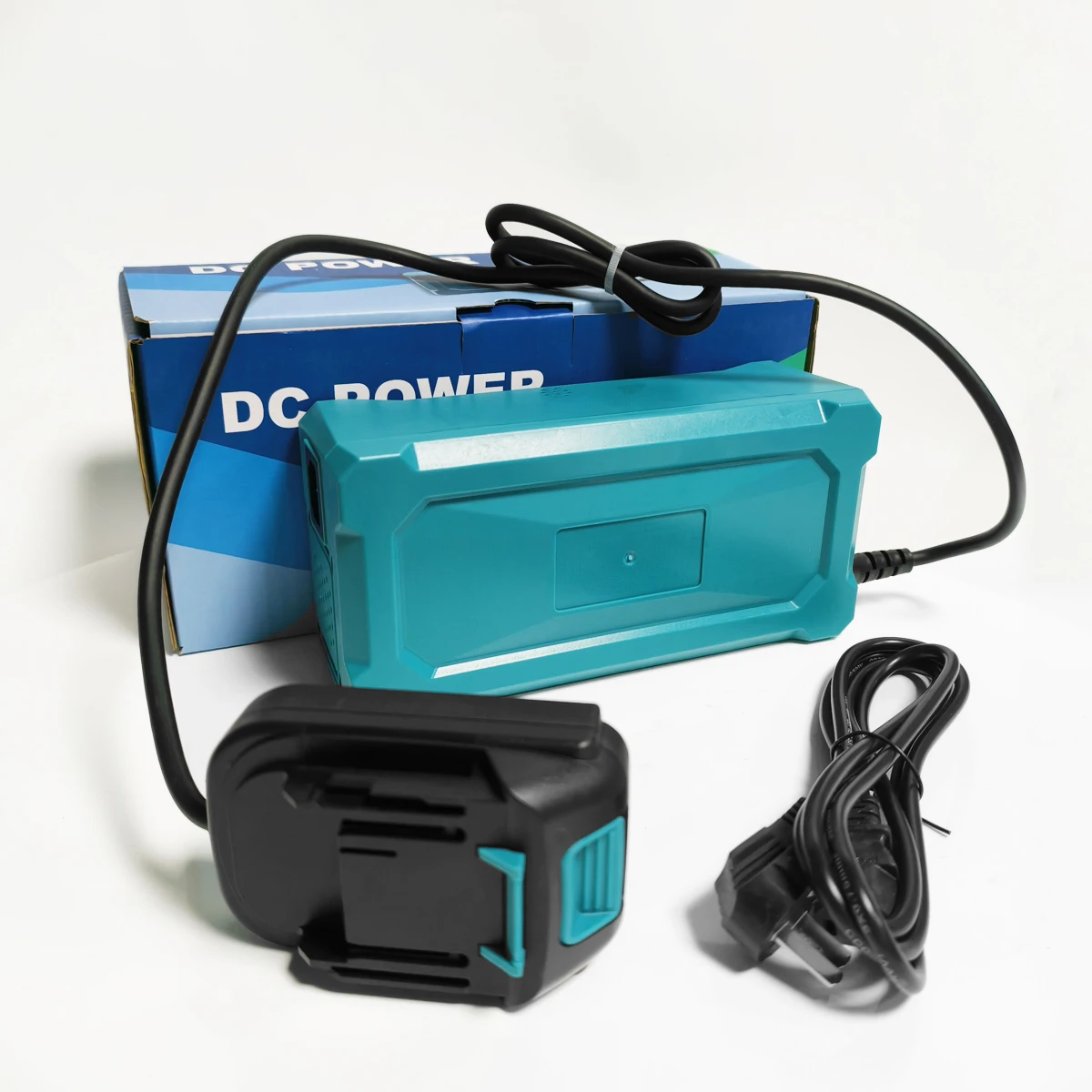WOBERICH Power Supply Converter Adapter 1100W AC 220V DC 18V 20V for Lithium Battery Tools Compatible for Makita 18V, high power 1100W AC 220V conversion stable DC 18V 20V output lithium battery tools operation Makita 18V compatible performance