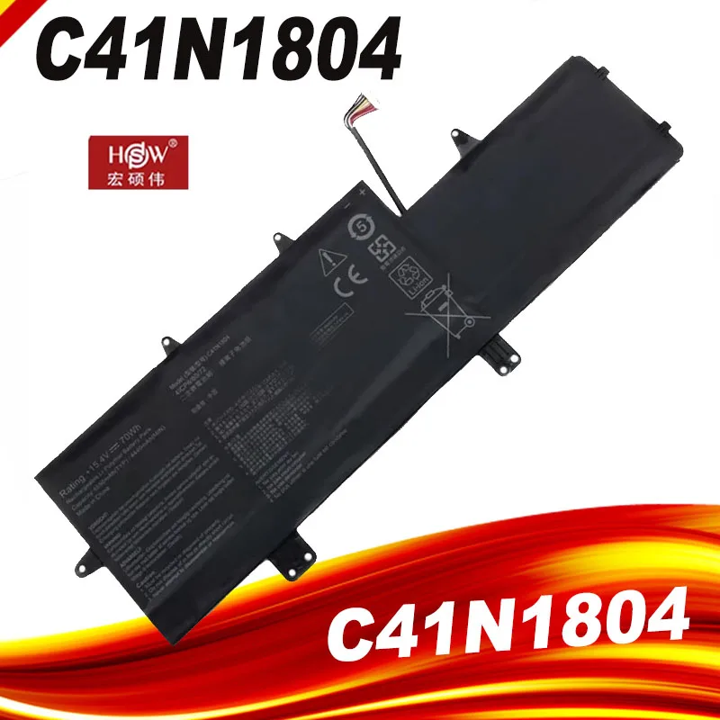 Bateria do Portátil C41n1804 para Asus Zenbook Pro 14 Ux450fdx Ux450fd Ux480 Ux480fd Ux450fdx a Ux450fdx 15.4v 70wh