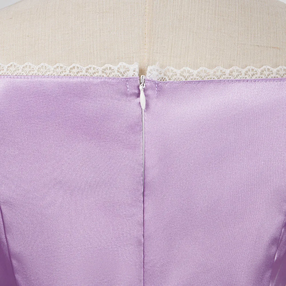 Anime Rapunzel Prinzessin Cosplay Kostüm Für Mädchen Frauen Rock Kleid Fantasia Halloween Karneval Partei Rolle Cartoon Outfit – Detail 12