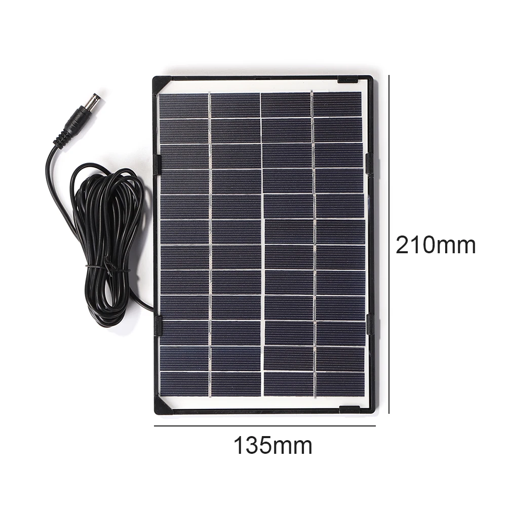6W Solar Panel Electric Power Bank Supply Instrument Outdoor Camping Hiking Power Charger Equipment Kit Set