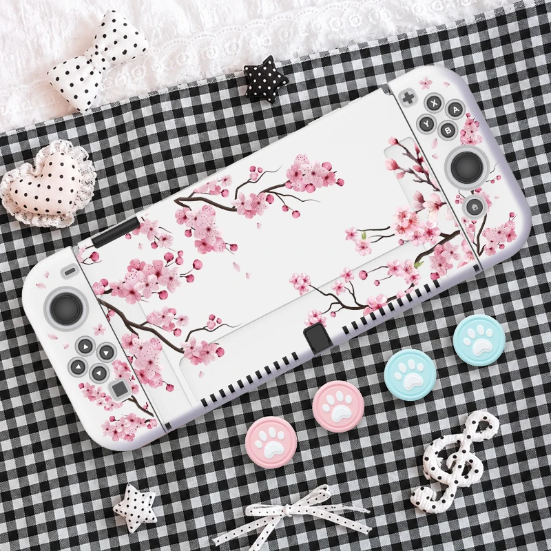 Enhanced TPU Soft Protective Case with Anti-Slip Shockproof Design and Bonus Thumb Grips
