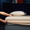 Natural Lyocell Fabric Fitted Sheet Mattress Protector Cover Luxury Soft Silky Elastic Band Bed Sheet 160x200 180X200 Fit Sheet 3