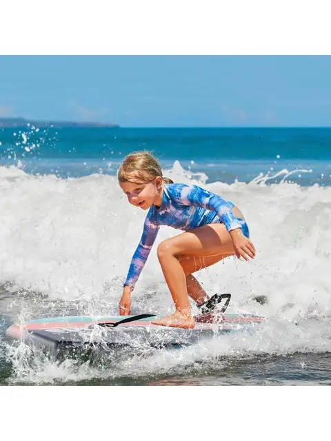 Lightweight Body Board Boogie Board with EPS Core XPE Deck HDPE Bottom Multicolor2-L