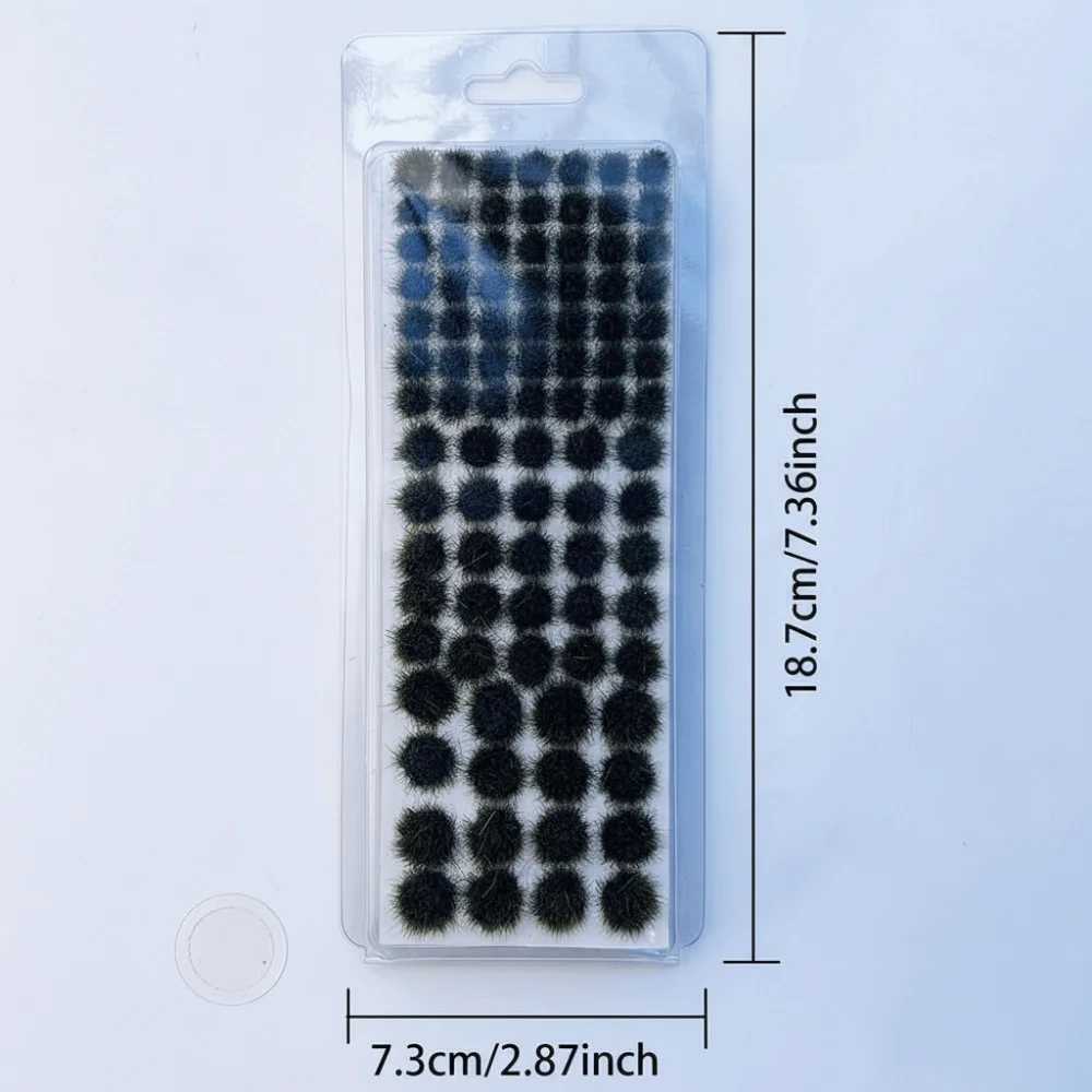 90Pcs 5mm Wetland Grass Cluster Artificial Plants DIY Model Materials Miniature Wetland Grass Static Grass Tuft