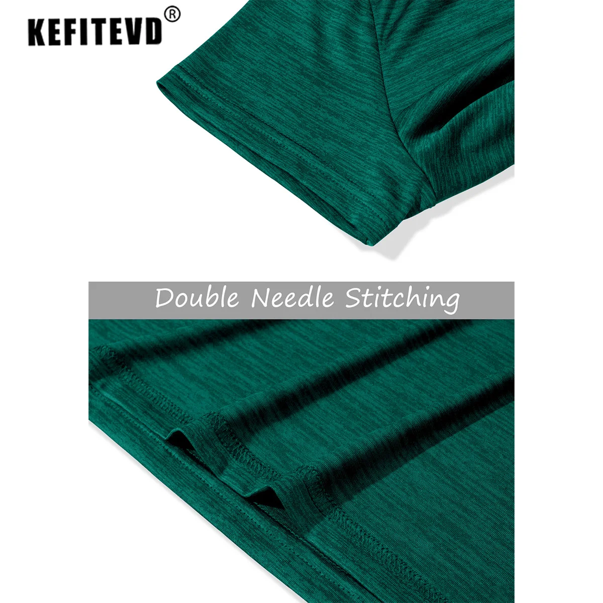 KEFITEVD Summer Quick Dry Shirts Women Casual Running T-shirt Lightweight Moisture Wicking Athlete Tops Gym Yoga Workout T-shirt 6