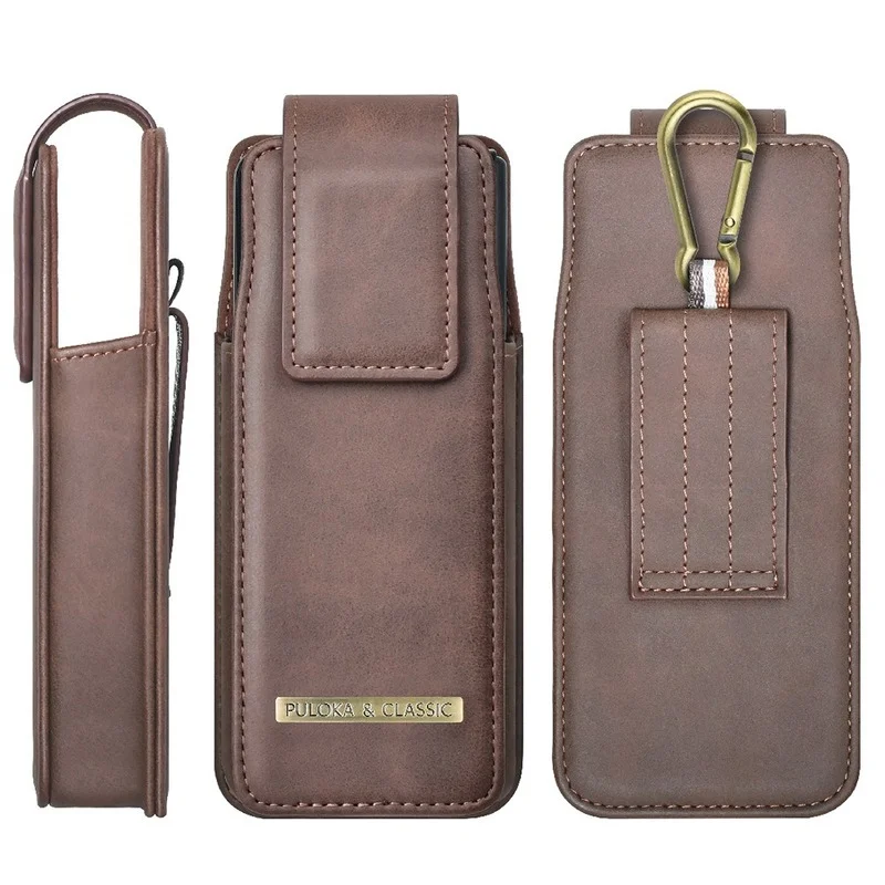 

Винтажная поясная сумка для Samsung Z Fold2 Fold3, чехол для улицы, мужская сумка на ремне, чехол из искусственной кожи для телефона Galaxy Z Fold 3