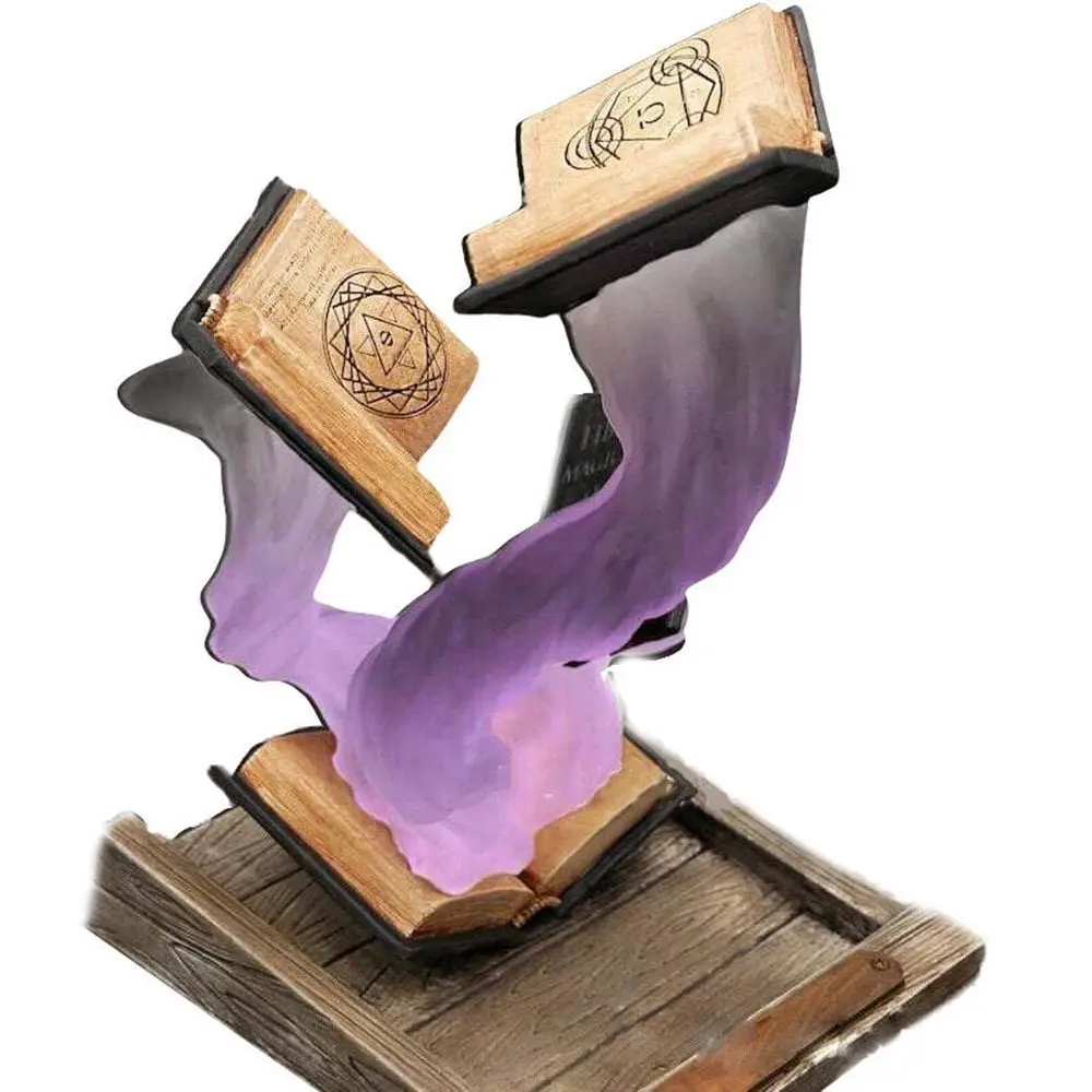 Delicate Kid Gift For RPG & DND Player Home Decor Book Dice Tower Resin Sculpture Magic Dice Tower Statue Decor