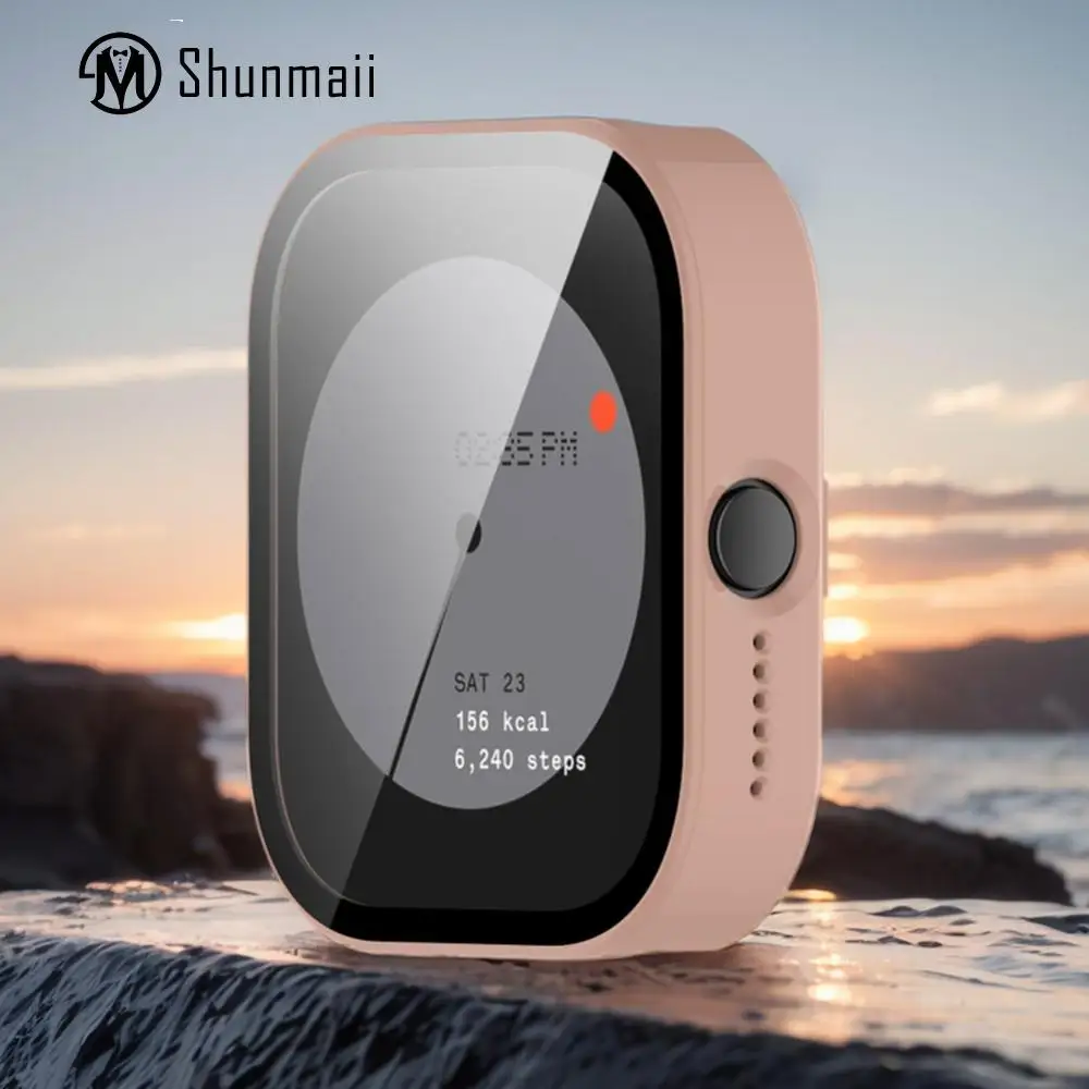 Screen Protector Case with Tempered Glass Full Coverage Bumper For CMF by Nothing Watch Pro Accessories watch screen protector case,watch accessories,watch screen protector,apple watch screen protector case,watch protective case,watch cover