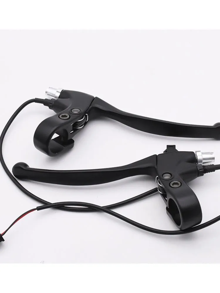 Description Picture 6 of item1 Pair E-Bike Rear Brake Lever Electric Bicycle Brake Handle Cycling Bike Accessory Riding Brake Tools