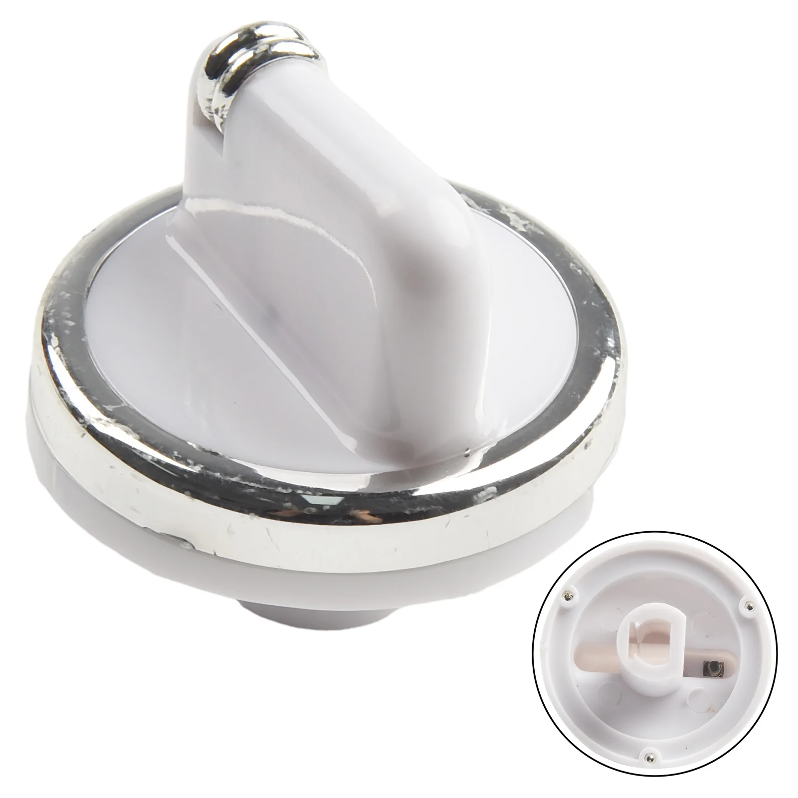 Gas Stove Control Knob Switch Adjustment Knob Handle Water Heater Burner Replacement Accessories Universal White Plastic