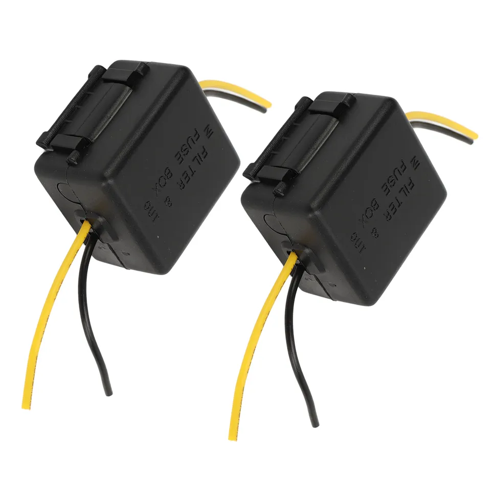 2 Filtri di Alimentazione per Auto, 12 V, a Prova di Interferenze