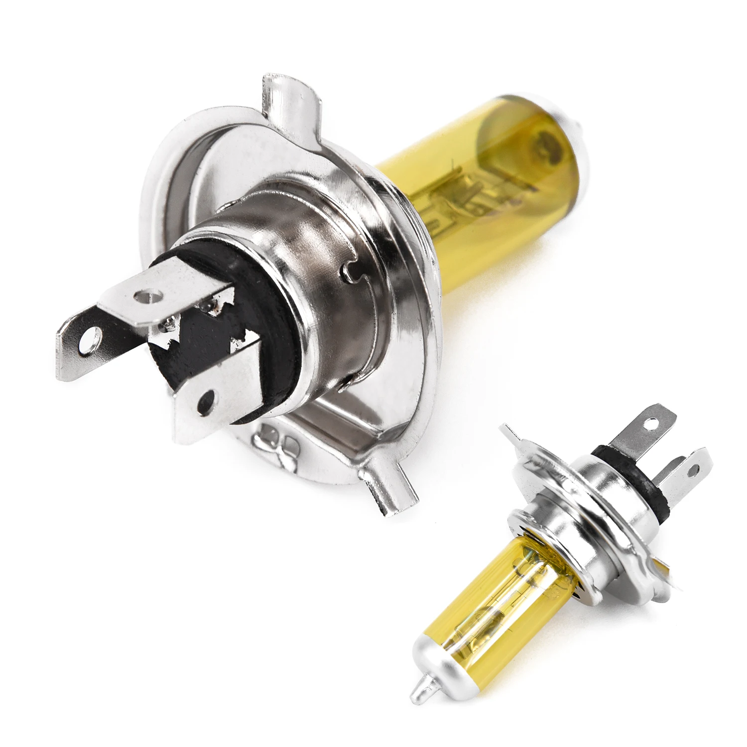 

New Vibration Resistant H4 Xenon Headlight Lamp Kit Replacement Bulb 55W Car DC 12V 6A Headlamp Waterproof Yellow