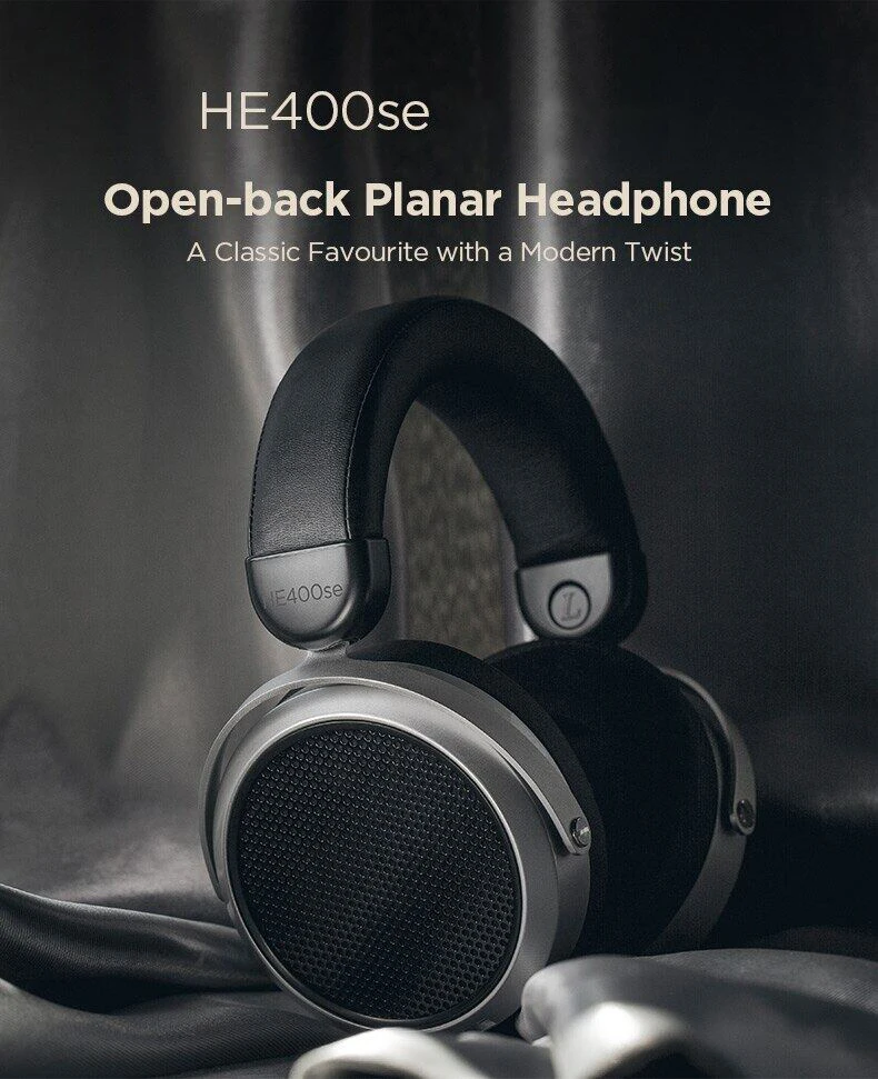 Original Hifiman HE400se Over Ear Planar Magnetic Headphones 25ohm Open-Back Design Orthodynamic Earphone 20Hz-20KHz NEO