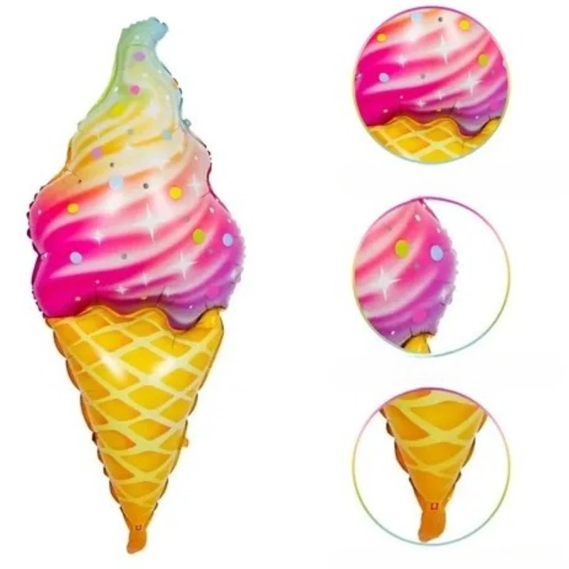 Jumbo Foil Cake Balloons Cartoon Bear Design Happy Birthday Party Decoration Kids Supplies Instagram Photo Props