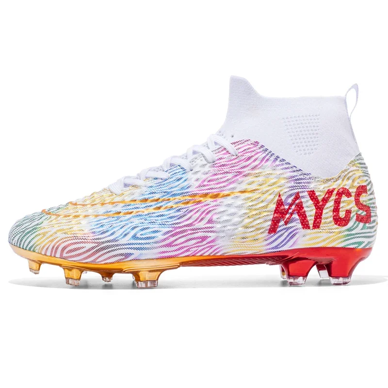 Football Boots TF/FG Training Grass Outdoor Professional Soccer Shoes Men Women Adult Teenager Non-Slip Soccer Cleats Sneakers