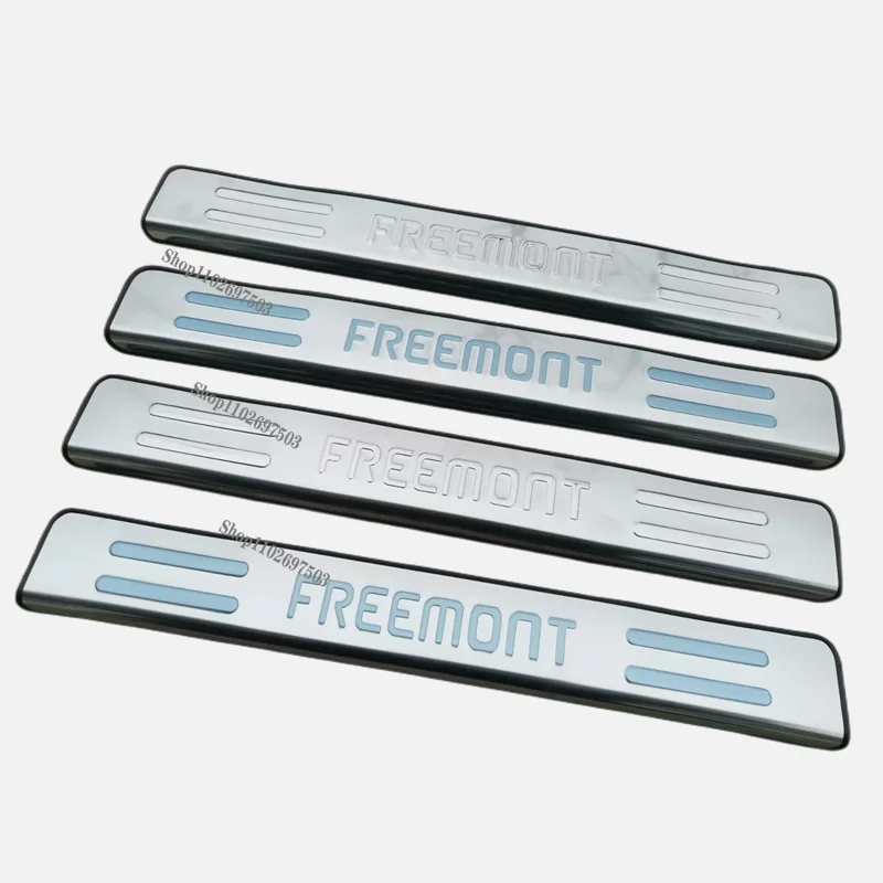 

For Fiat Freemont 2012-2014 Dedicated Welcome Pedal Threshold Strip Decorate Modification Scratch Resistant Car-Styling