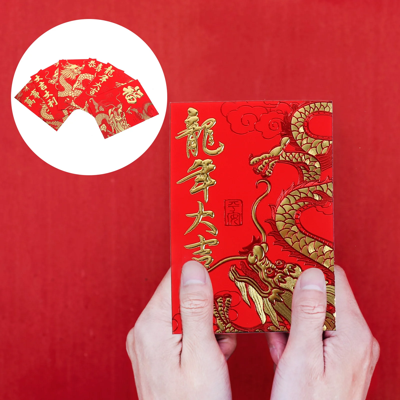 

Chinese Red Envelope Lunar New Year Hong Bao 2024 Year The Money Packets