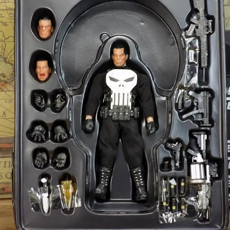 marvel-punisher-frank-castle-6-action-figure-tuta-da-battaglia-armatura-scudo-agente-soldato-ko-one-12-1-12-1-12-giocattoli-modello-comico