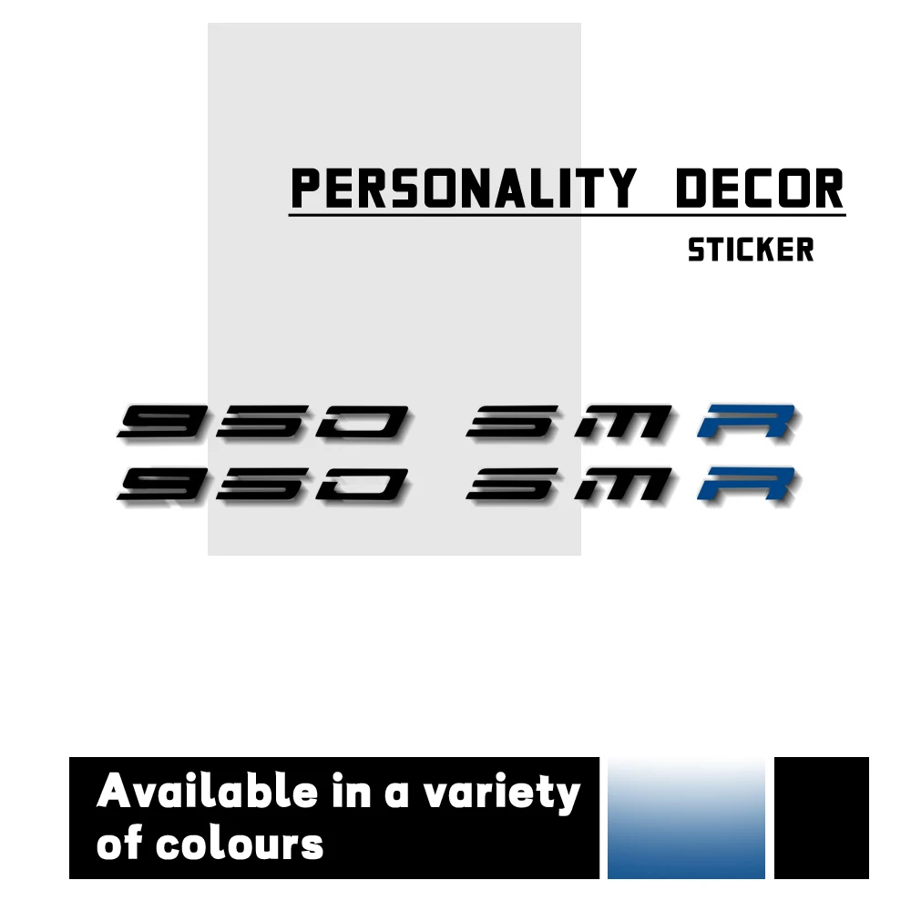 

Motorcycle Car 3D Stickers Fuel Tank Body Helmet Logo Creative Waterproof Reflective Decals for KTM 950SMR 950 SMR