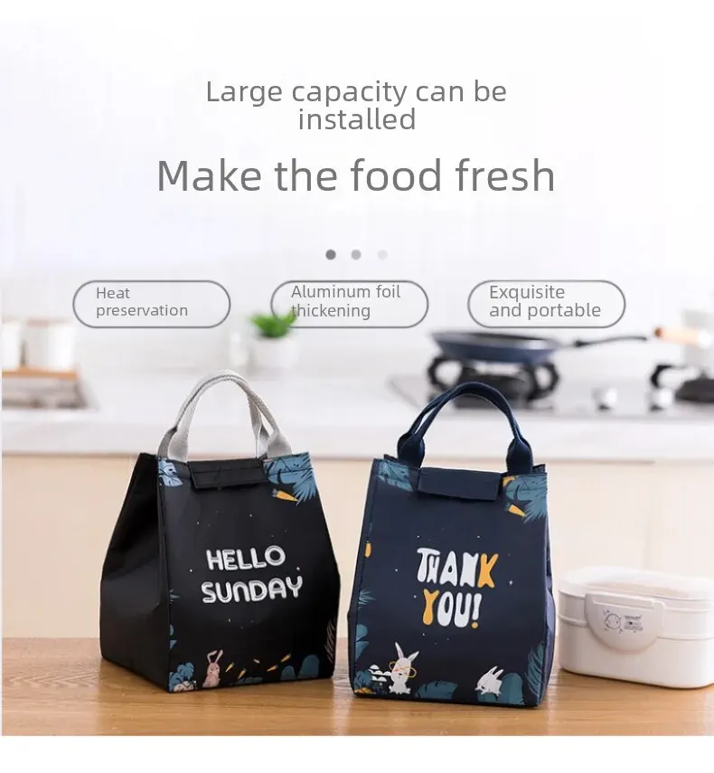 S3f13b50af8e04dd29b96c6acc72bff44s Insulated Lunch Box Bag Portable Thickened Aluminium Foil Bento Box Bag Oxford Cloth Material Japanese Style Mallzona