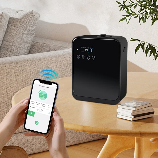 Bluetooth 250ml Fragrance Scent Air Machine Smart APP Control Essential Oil Aroma Diffuser for Home Hotel 12V 1