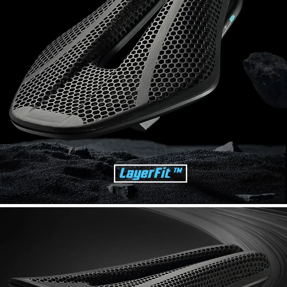 2025 RYET TT01 Triathlon-Sattel 179 g, kurze Nase, Aero-Design, kohlenstoffverstärkte Nylonhülle, 7 x 9 mm, Carbon-Schiene für Zeitfahrrad – Detail 2