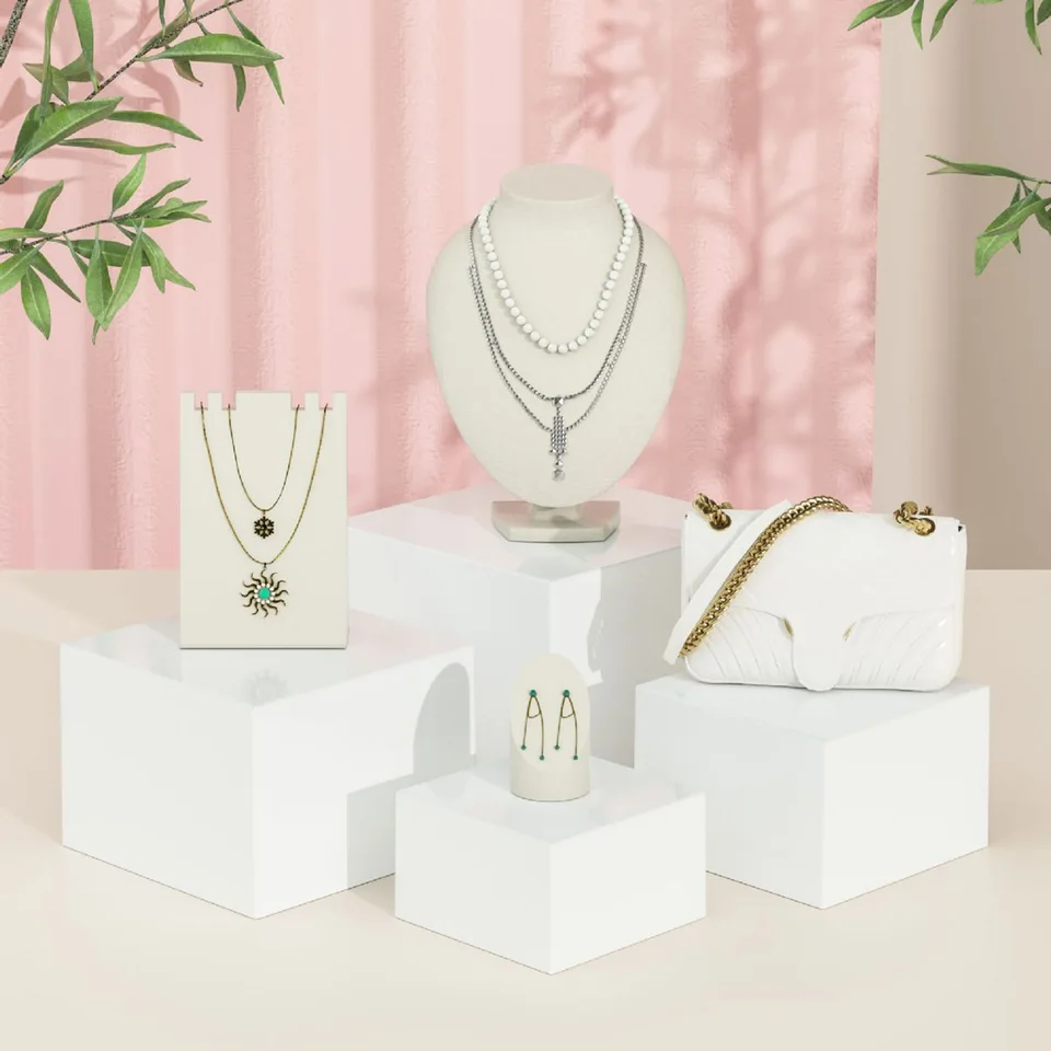 Set Di 6 Alzanti Per Buffet In Acrilico – Forma Cubica, Dimensioni Da 3 A 8 Pollici, Per Dessert, Cupcake, Matrimoni E Feste, Design Impilabile E Salvaspazio