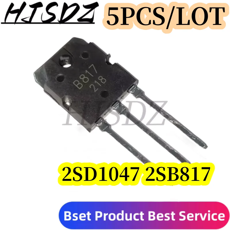 5 PAIA KTB817/KTD1047 2SB817/2SD1047 B817/D1047 IC NUOVO TO-3P #D5