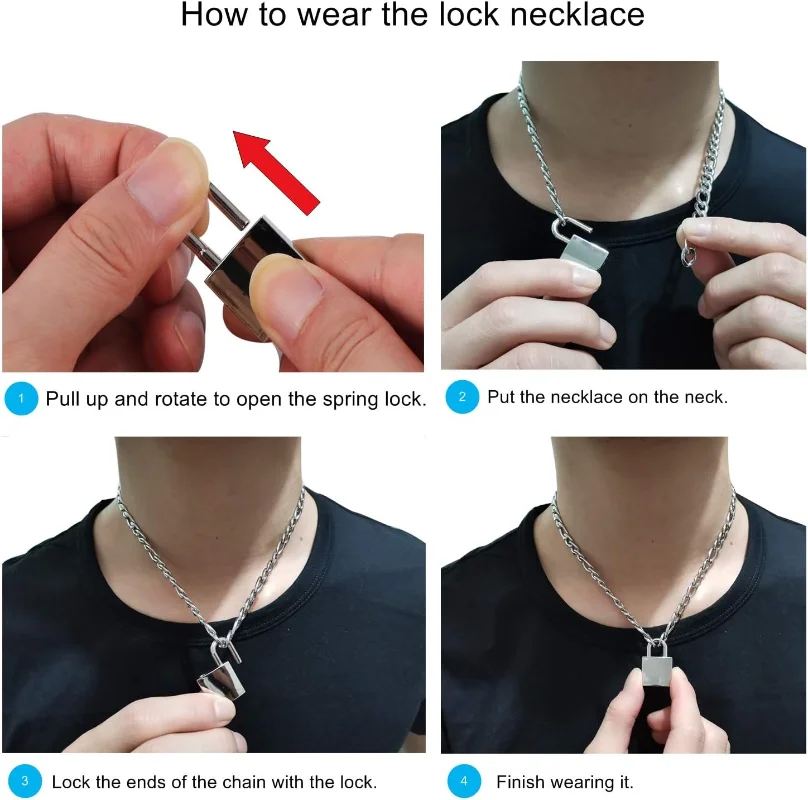 Collana anime nana ren, collana con lucchetto e chiave insieme, collana gemella, collana amica - Italia