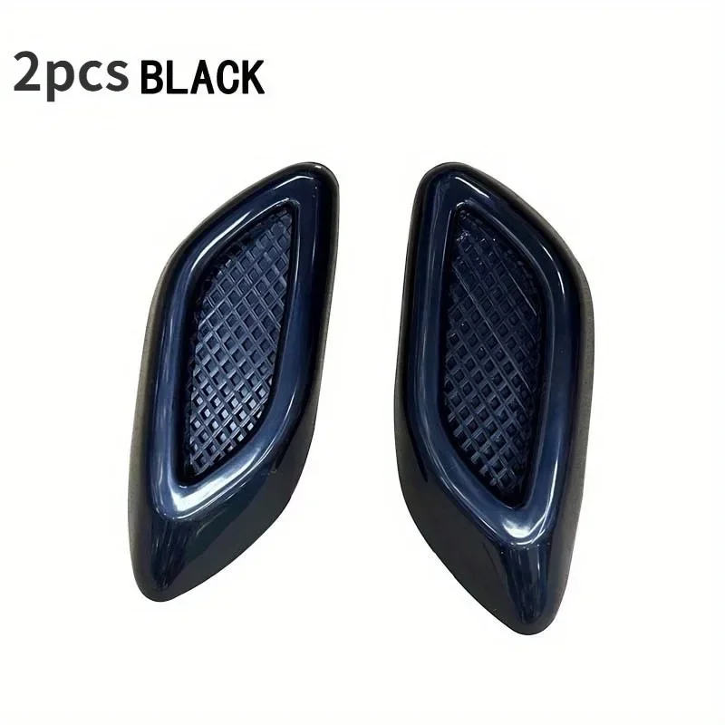 Car Fender Trim Decorative Intake Universal Auto Air Flow Bumper Side Vent Decal 2/6pcs