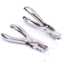 Single Hole Puncher Metal 3mm/6mm Pore Diameter Punch Pliers Hand Paper Scrapbooking Punches Punching Tools 1