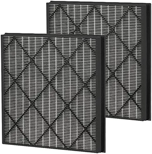 

HEPA Replacement Filter Compatible with Shark 4 Fan Air Purifier HE401 HE402 HE405 HE400 Filter Replacement, HE4FKPET, 2 Pack Es