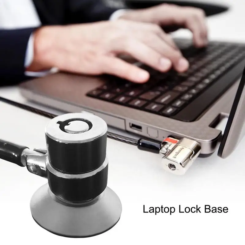 Laptop Lock Base Tablet Protection Anti Theft Lock Base Notebook Device Cable Lock Base Home Security Base Plate Gifts