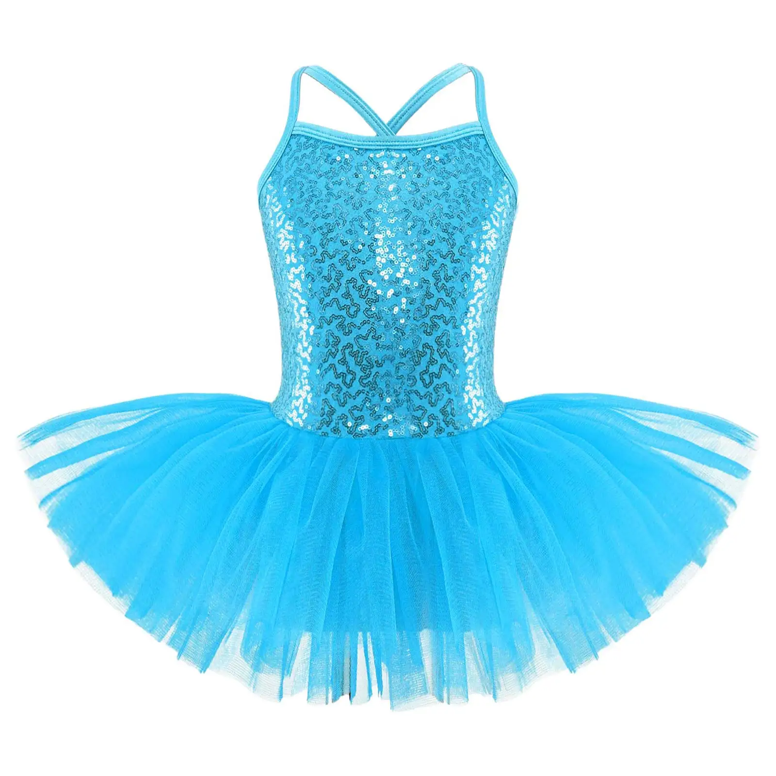 thumbnail image 1 of Niños Niñas Ballet Tutu Ropa de baile traje de baño para chicas bailarinas leotardo de gimnasia Ballet contemporáneo vestidos de baile, 1 of 5