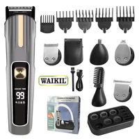 WAIKIL Professional Men's Barber Set Multi functional Hair clipper Nose Hair Trimmer USB Charging Cordless Razor Styling Tool 1