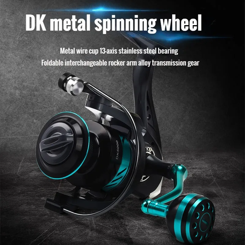 

High-Performance Metal Spinning Fishing Reel for Saltwater and Freshwater, Ideal for Micro Lure Fishing